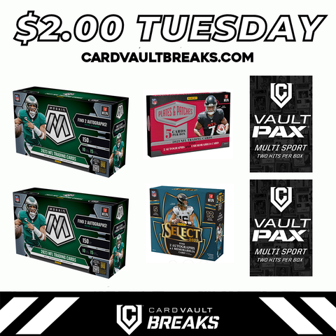 $2 Tuesday FOOTBALL FEVER (Sep. 26)